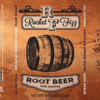 Rocket Fizz Root Beer with Nutmeg - 16oz